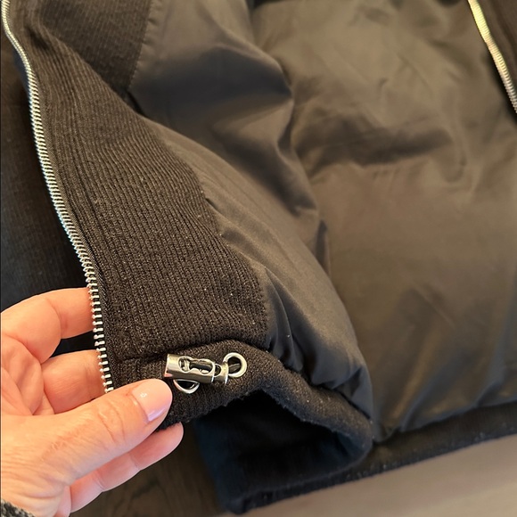 Anthropologie Bagatelle Black Puffer Jacket - Picture 7 of 8